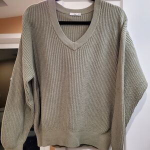 TNA Sage Ribbed Knit Sweater